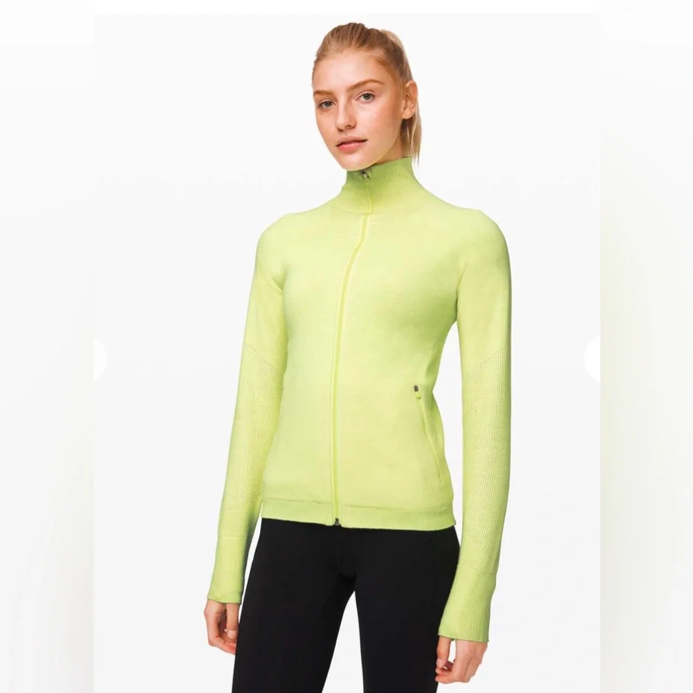 lululemon Jacket Merino Wool Blend Sweat Success